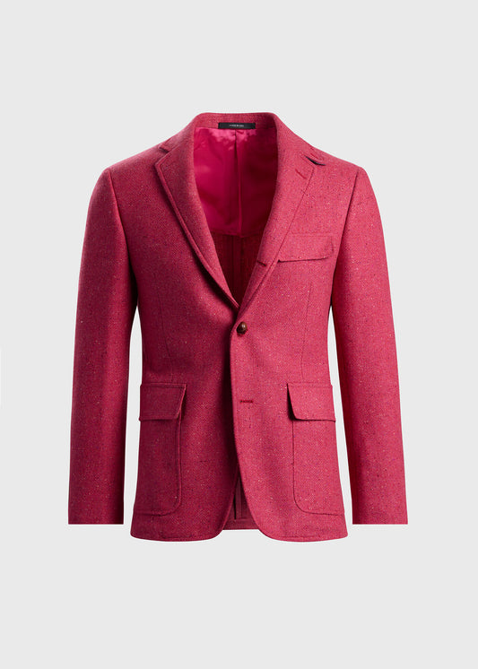 Paul Stuart Recommended | Tweed Jacket with Suede Finishing