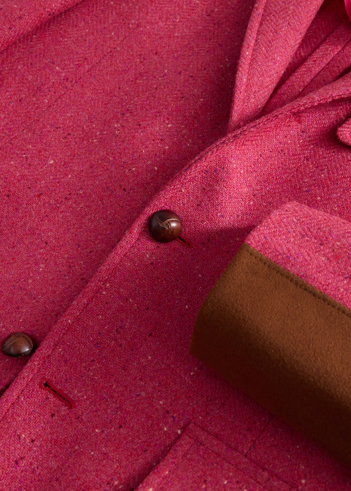 Paul Stuart Recommended | Tweed Jacket with Suede Finishing