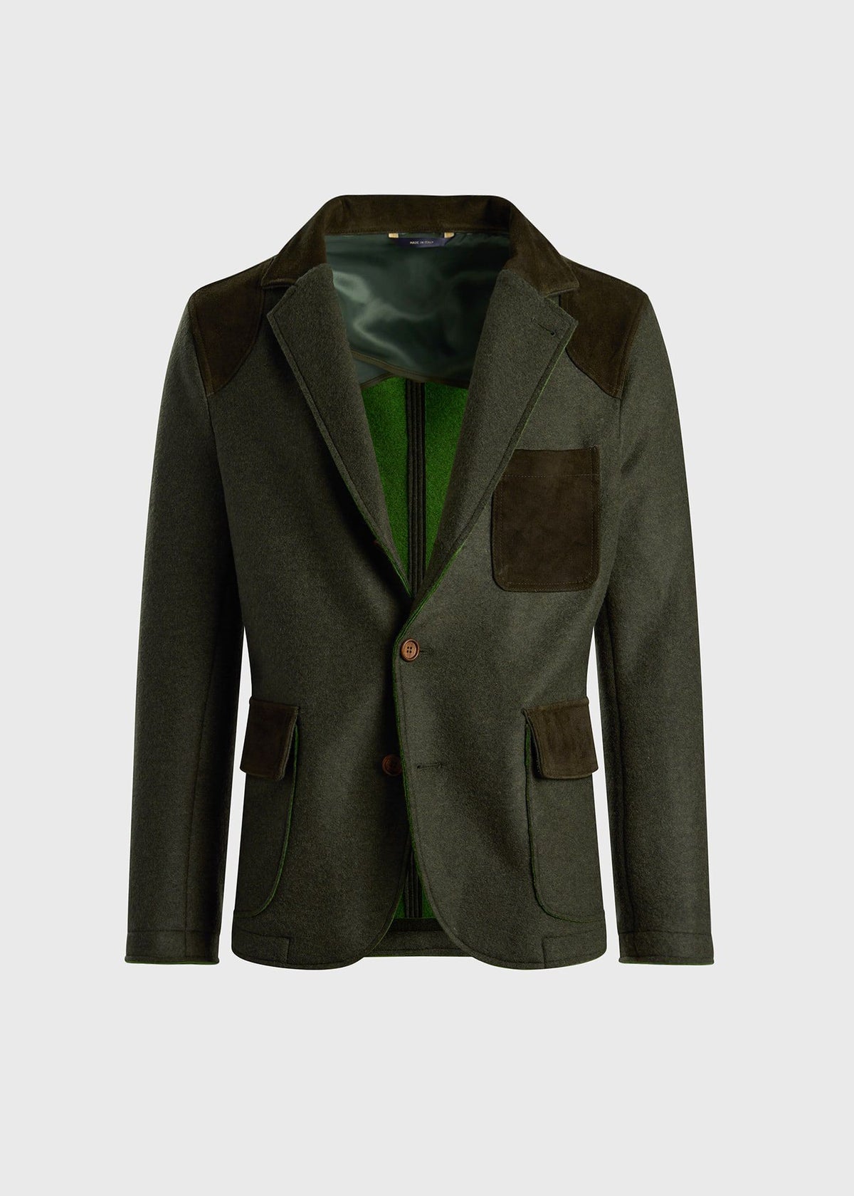 Paul Stuart New | Wool Jacket with Suede Details