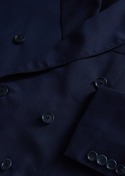 Paul Stuart Recommended | Wool Twill Double Breasted Suit