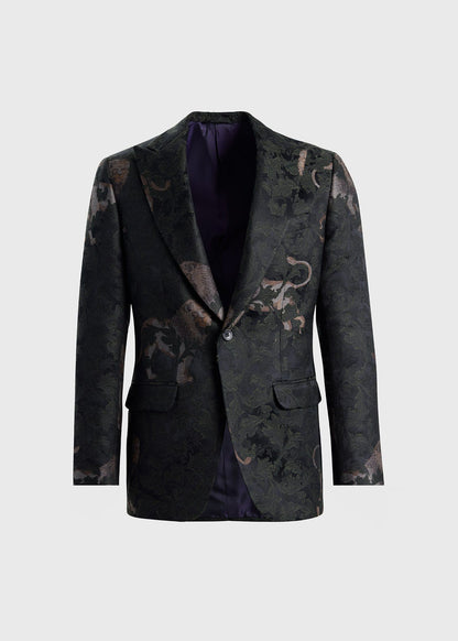Paul Stuart Premium | Wool & Silk Jacquard Dinner Jacket