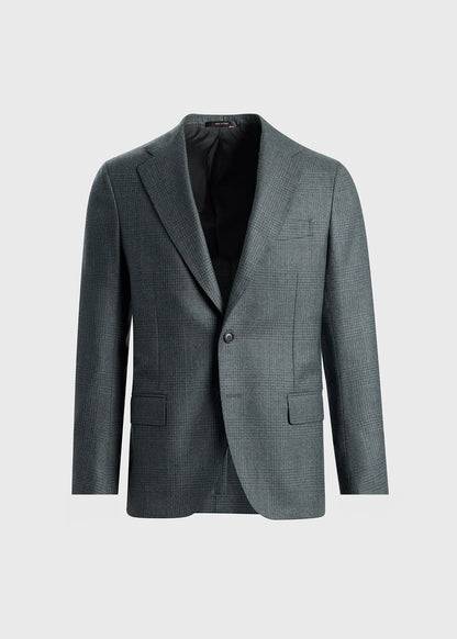 Paul Stuart Quality | Sage Tonal Plaid Flannel Suit