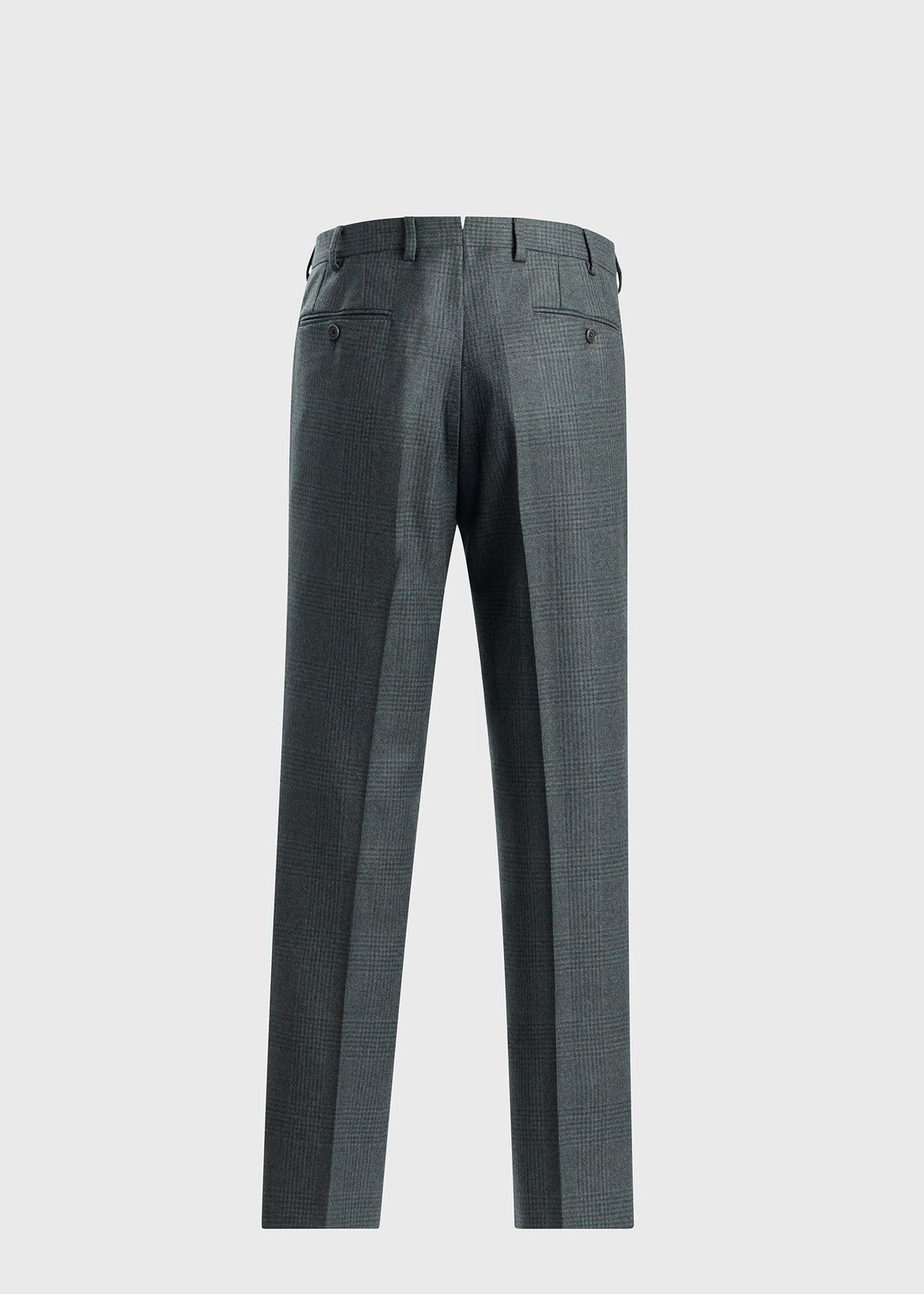 Paul Stuart Quality | Sage Tonal Plaid Flannel Suit