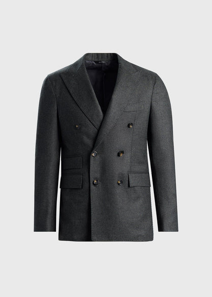 Paul Stuart Quality | Double Breasted Wool Houndstooth Suit