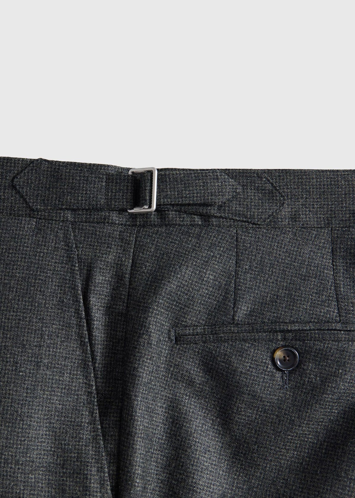 Paul Stuart Quality | Double Breasted Wool Houndstooth Suit