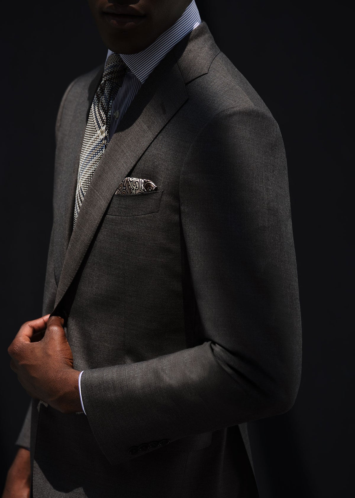 Paul Stuart Exclusive | All Year Super 110s Wool Sharkskin Suit
