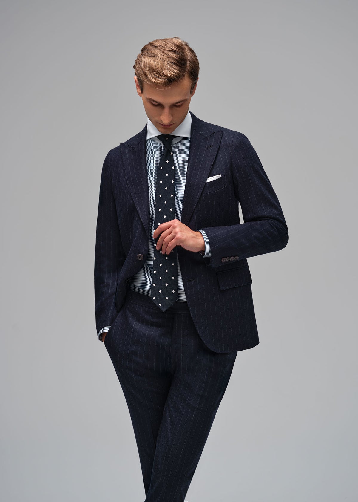 Paul Stuart Everyday | Wool Stripe Two Button Suit