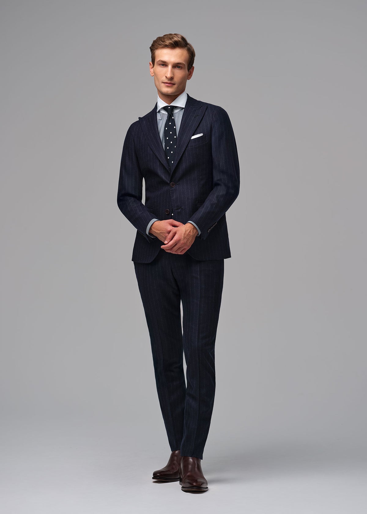 Paul Stuart Everyday | Wool Stripe Two Button Suit