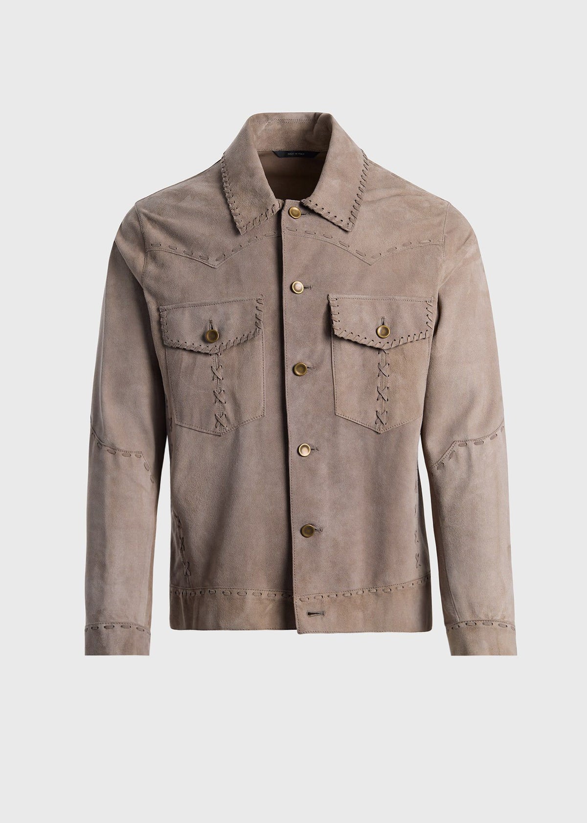 Paul Stuart Discount | Suede Whipstitch Jacket