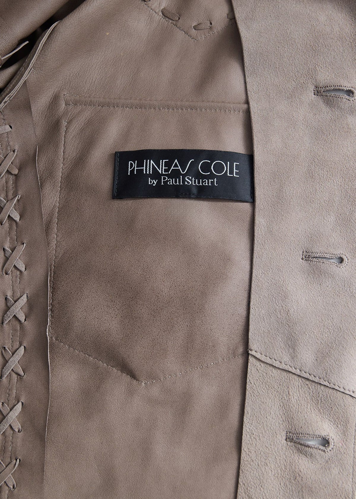 Paul Stuart Discount | Suede Whipstitch Jacket