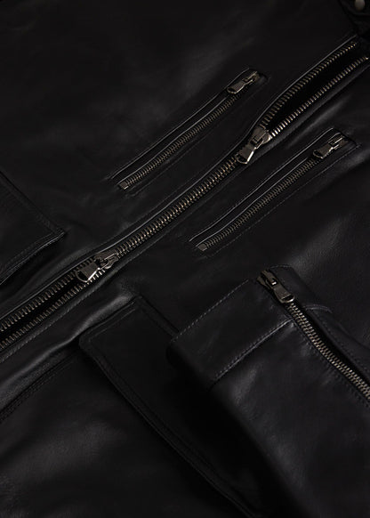 Paul Stuart Everyday | Modern Leather Bomber Jacket