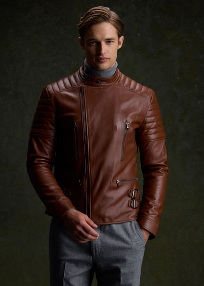 Paul Stuart Smart Buy | Leather Motorcycle Jacket