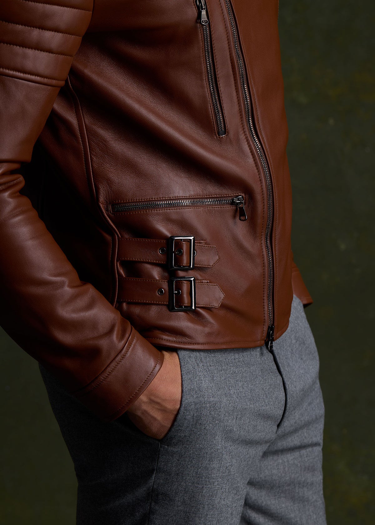 Paul Stuart Smart Buy | Leather Motorcycle Jacket