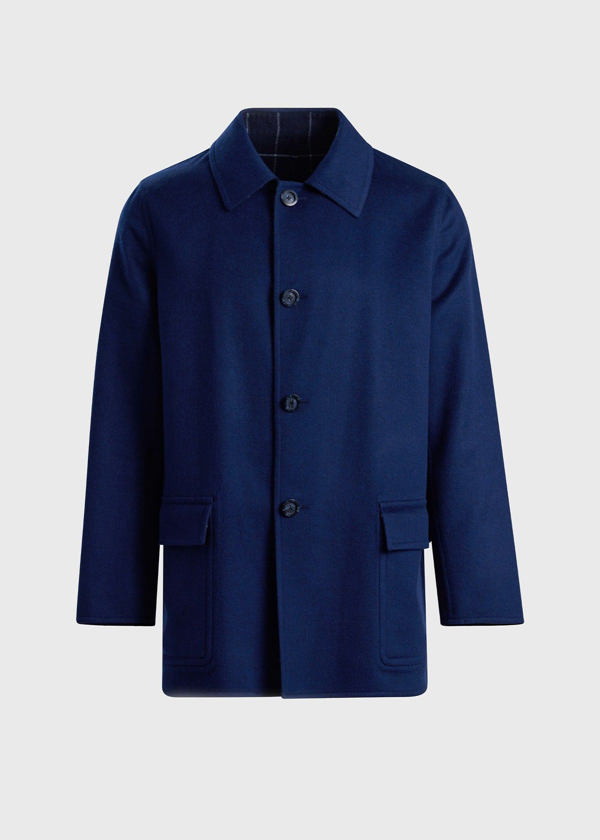 Paul Stuart Classic | Reversible Double Face Cashmere Mac Coat