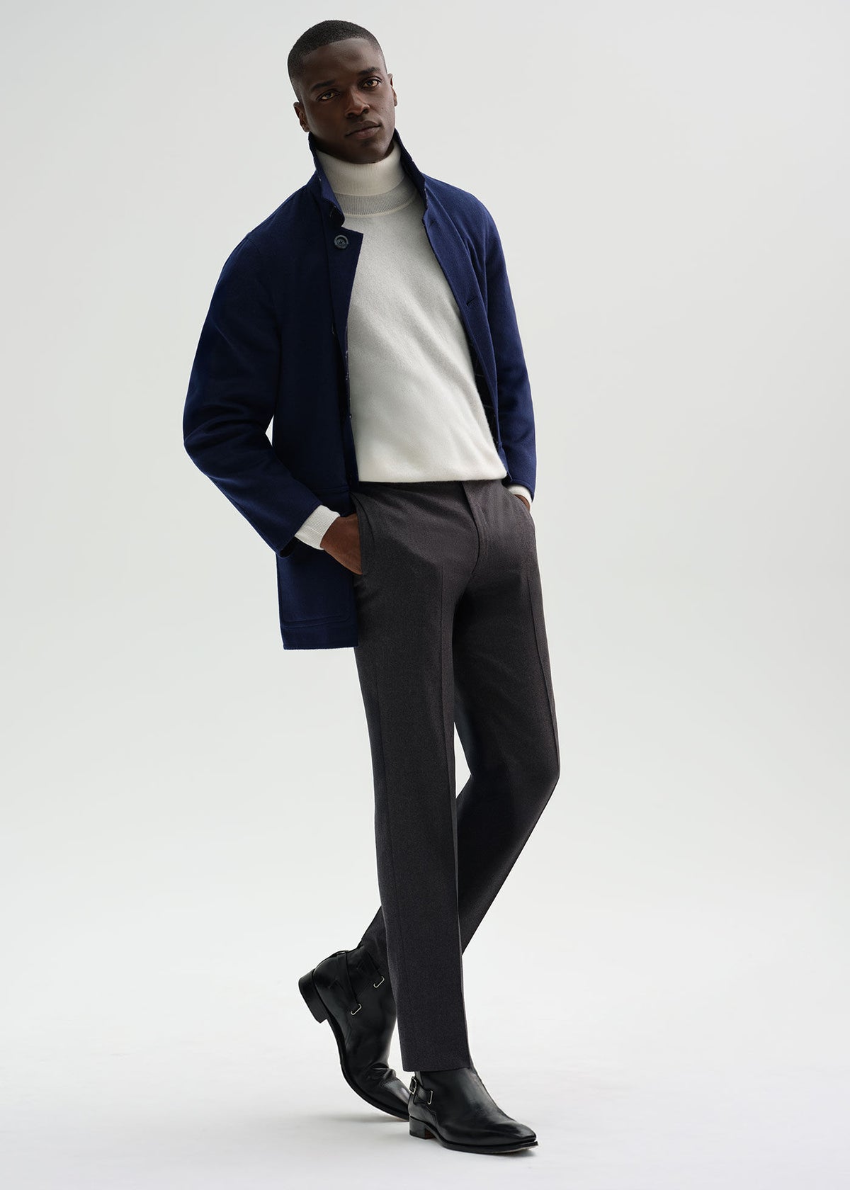 Paul Stuart Classic | Reversible Double Face Cashmere Mac Coat
