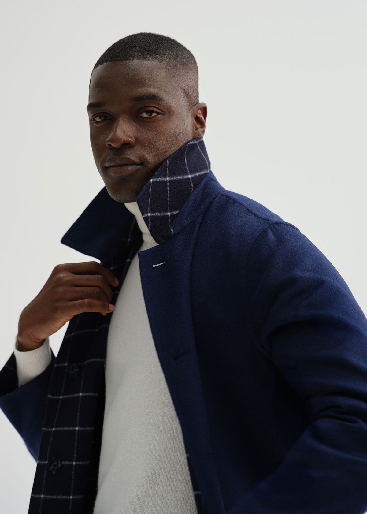 Paul Stuart Classic | Reversible Double Face Cashmere Mac Coat