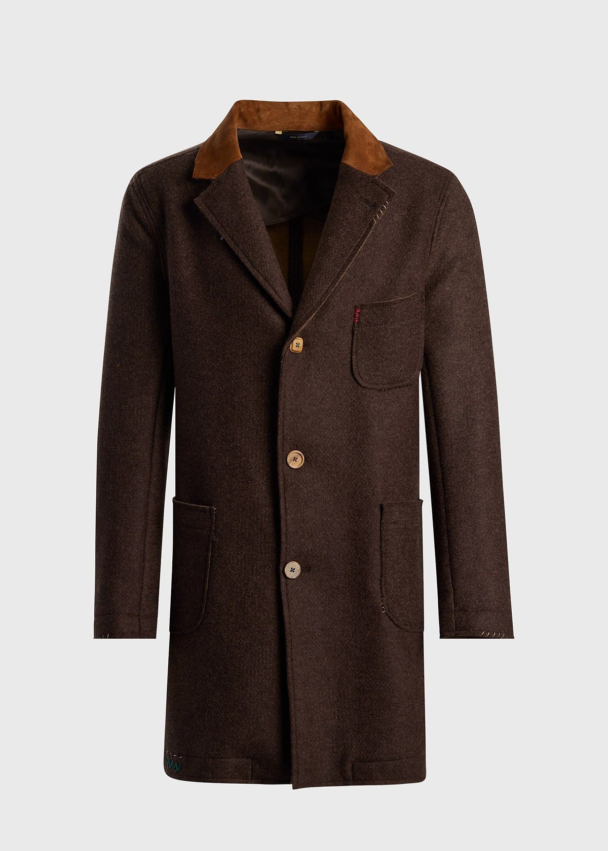 Paul Stuart Recommended | Wool Raw Edge Coat