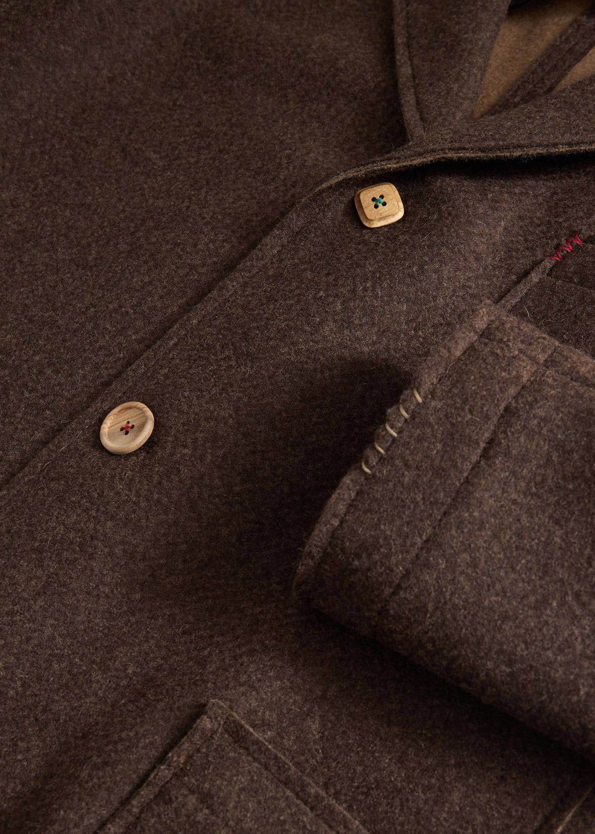 Paul Stuart Recommended | Wool Raw Edge Coat