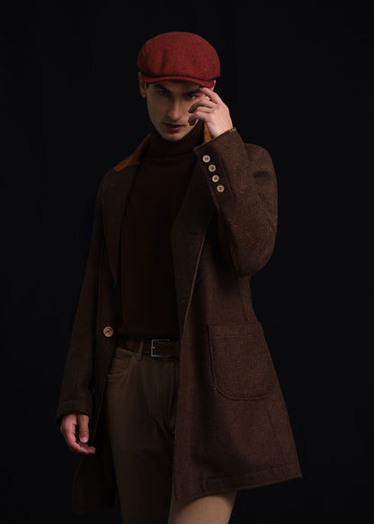 Paul Stuart Recommended | Wool Raw Edge Coat