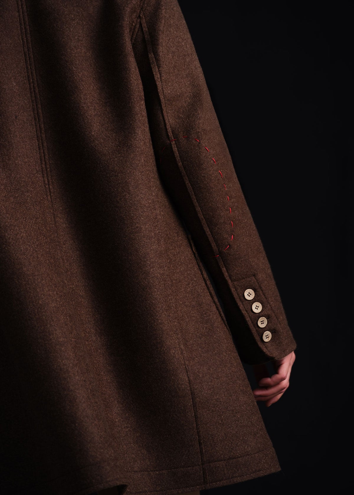 Paul Stuart Recommended | Wool Raw Edge Coat