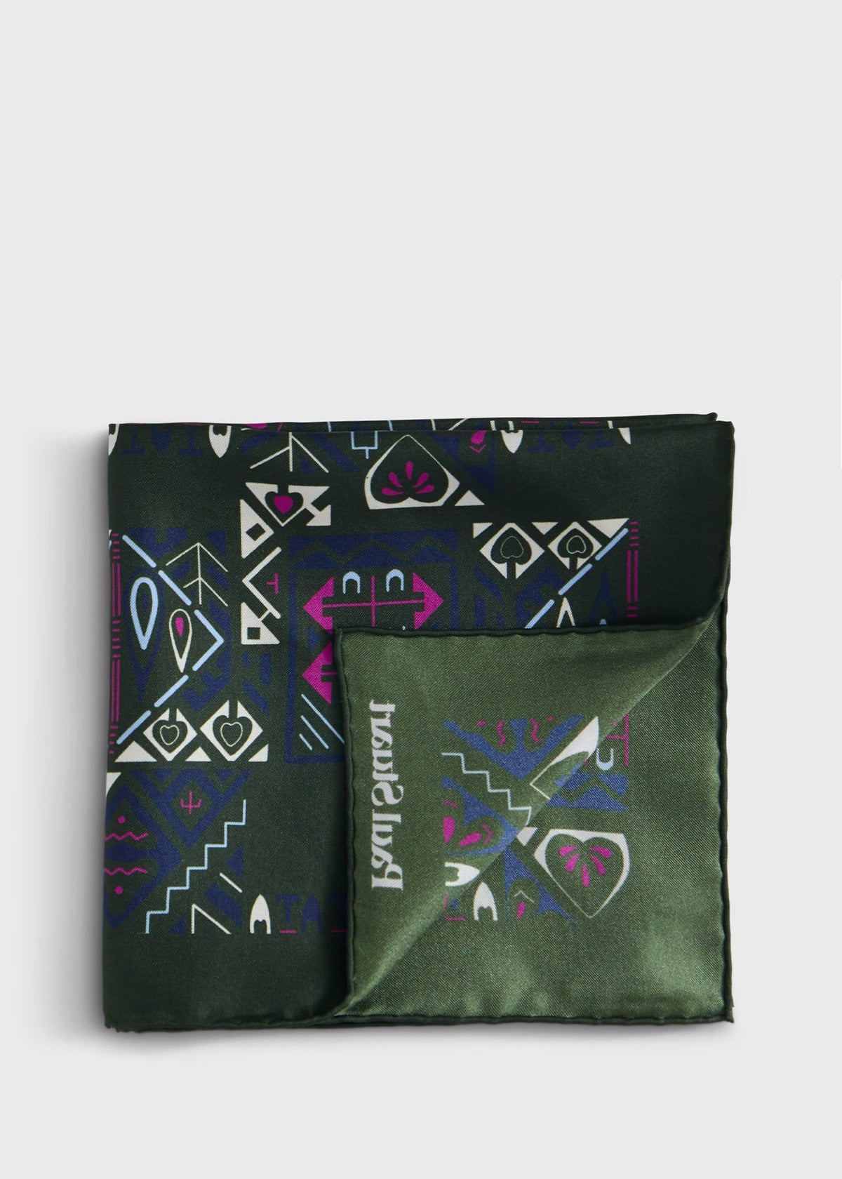Paul Stuart New | Abstract Print Pocket Square