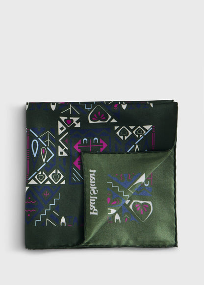 Paul Stuart New | Abstract Print Pocket Square