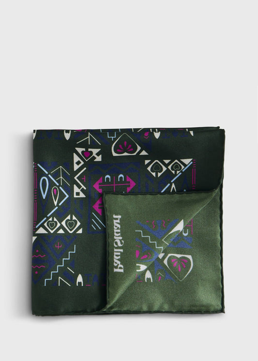 Paul Stuart New | Abstract Print Pocket Square