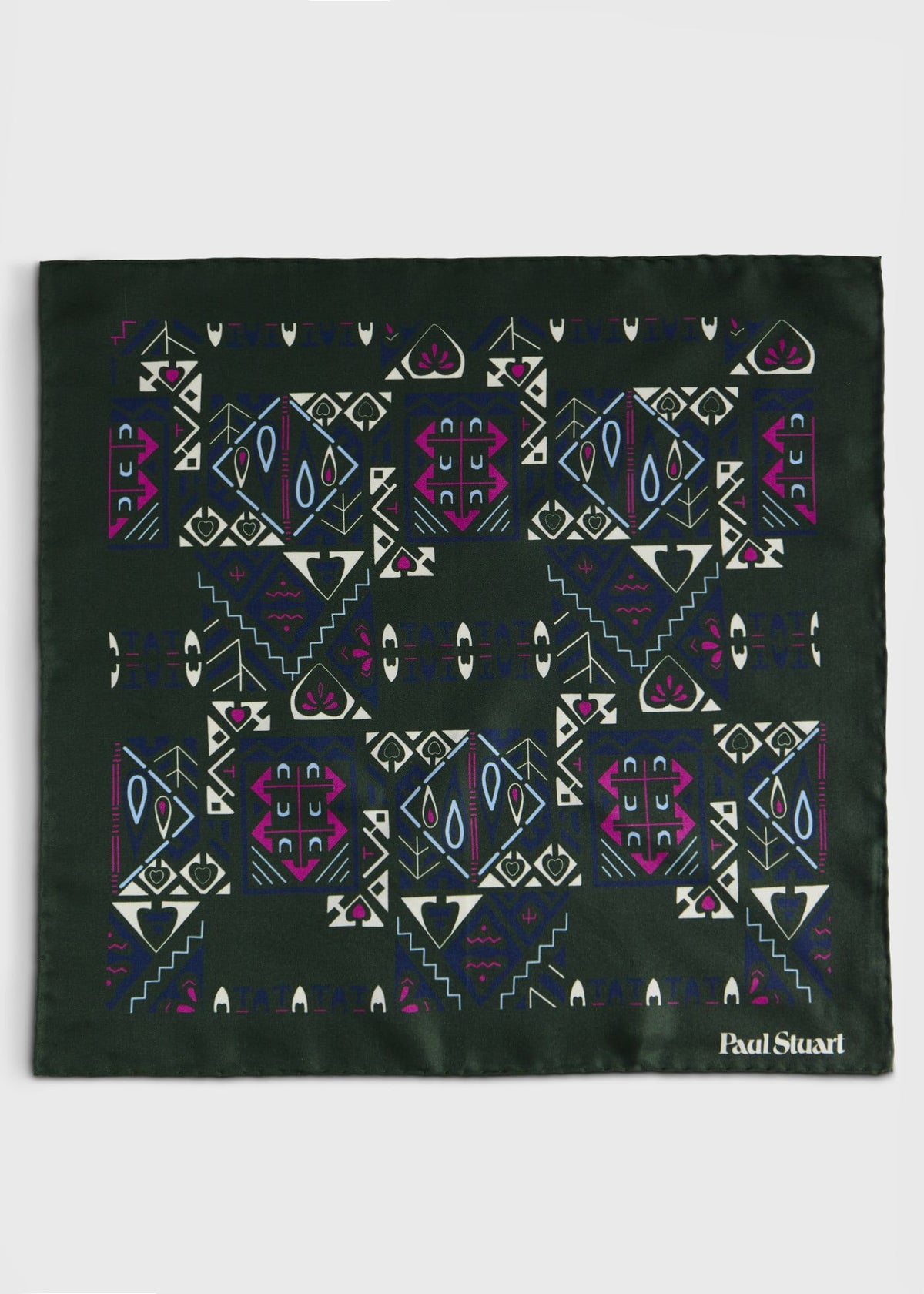 Paul Stuart New | Abstract Print Pocket Square