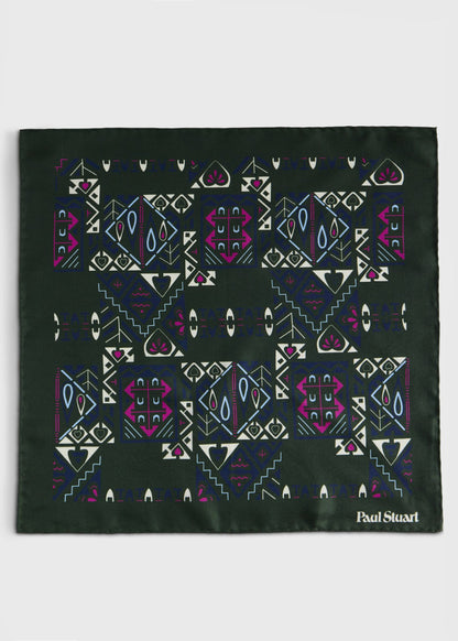 Paul Stuart New | Abstract Print Pocket Square