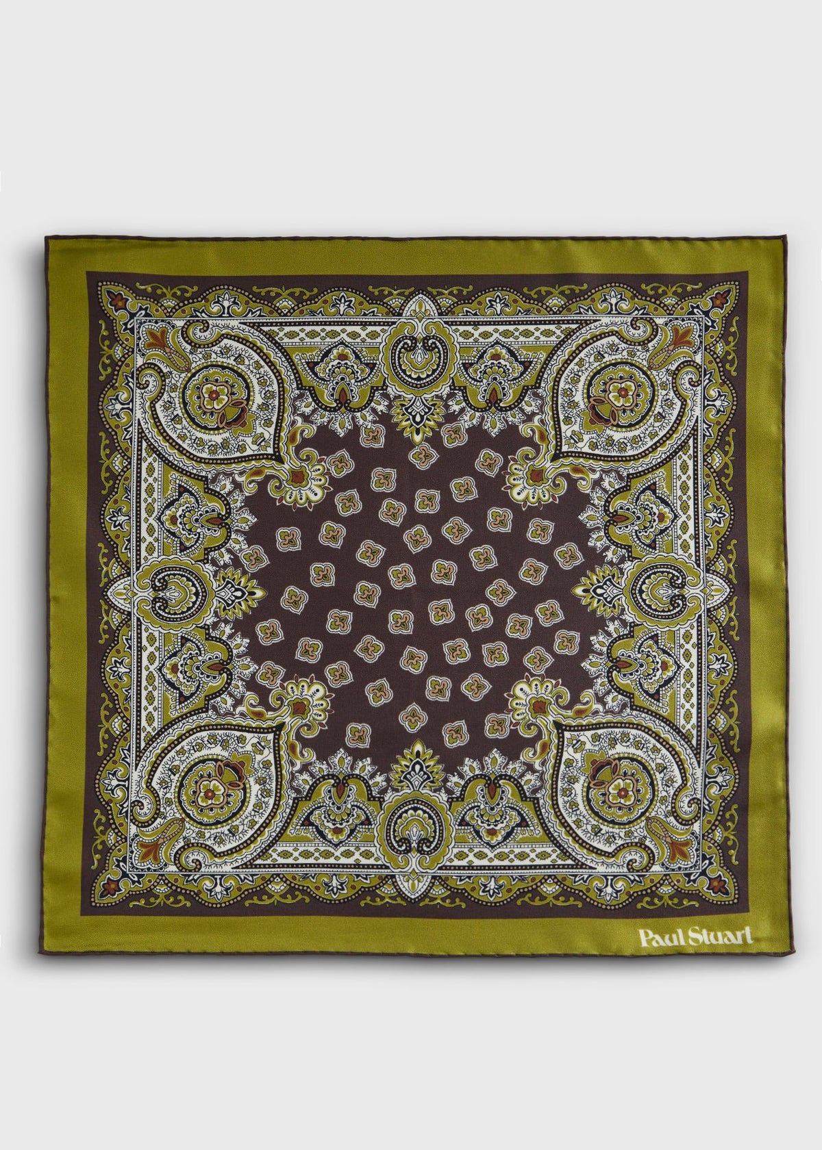 Paul Stuart Customer Favorite | Ornate Print Pocket Square