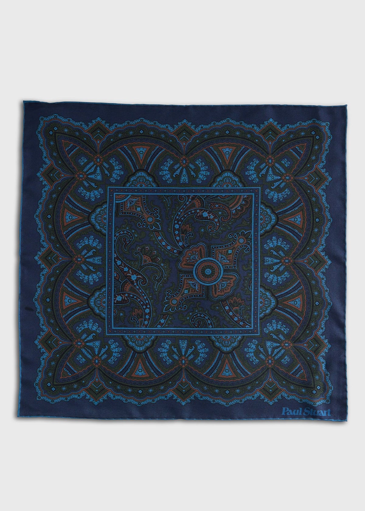 Paul Stuart New | Micro Paisley Print Pocket Square