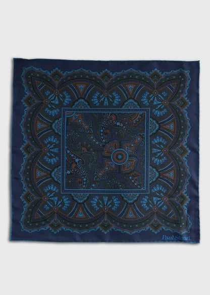 Paul Stuart New | Micro Paisley Print Pocket Square