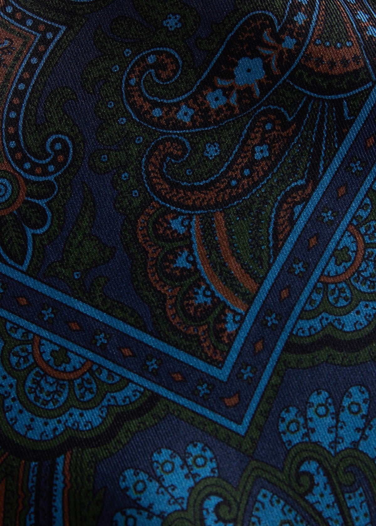 Paul Stuart New | Micro Paisley Print Pocket Square